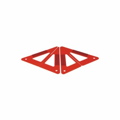 Gpps Hips/Pmma Abs 도로 신호 안전 키트 고장 응급상황을 위한 빨간색 교통 경고 삼각형
