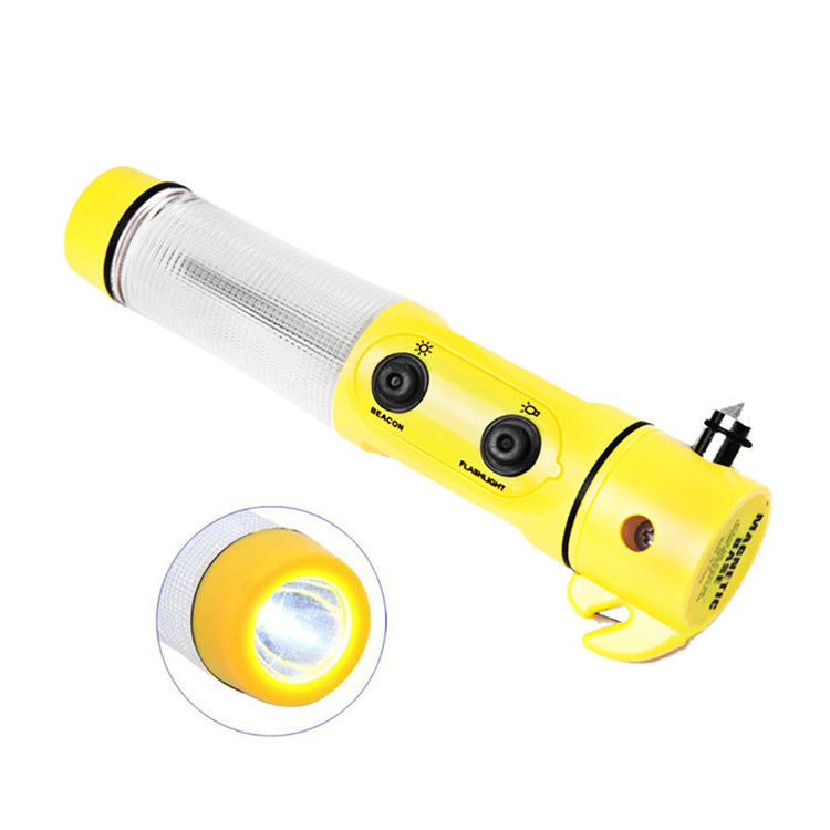 도로변 사고 4 In 1 LED 손전등 비상용 차량용 미니 안전 망치
